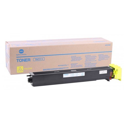 Konica Minolta TN-711 Orjinal Sarı Toner (A3VU250) Konica Minolta TN-711 Orjinal Sarı Toner (A3VU250)