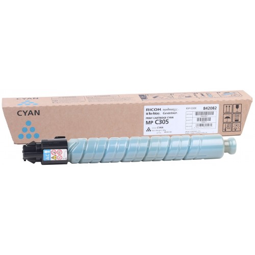 Ricoh MP-C 305 Orjinal Mavi Toner (841599) Ricoh MP-C 305 Orjinal Mavi Toner (841599)