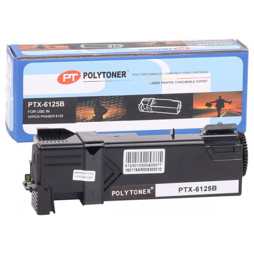 Xerox 6125 Polytoner Muadil Siyah Toner (106R01334) (U129)