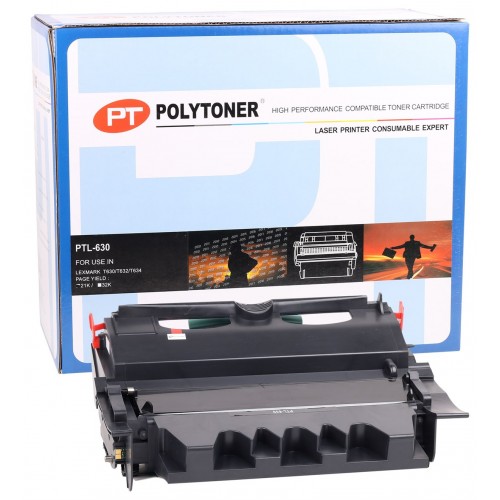 Lexmark T630 Polytoner Muadil Toner 