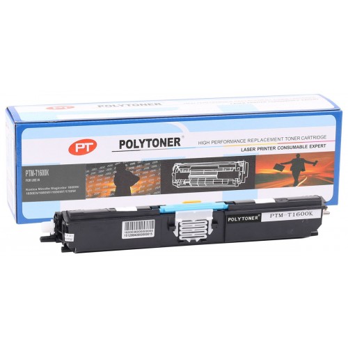 Konica Minolta 1600W Polytoner Siyah Toner (2500 Sayfa)