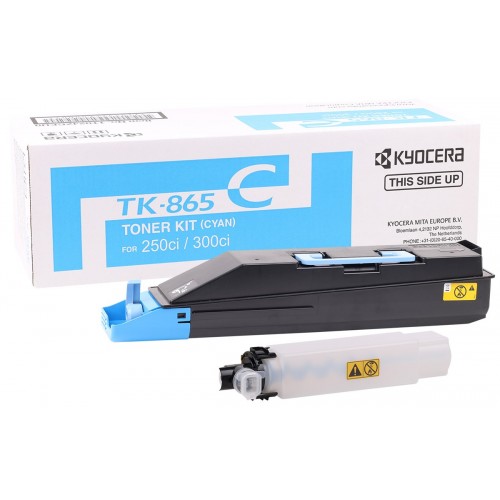 Kyocera Mita TK-865 Orjinal Mavi Toner 
