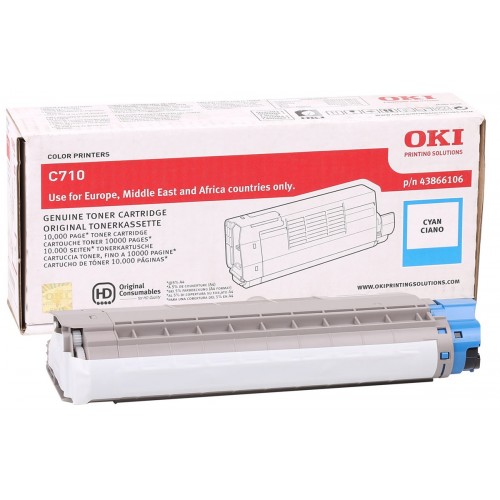 Oki C710 Mavi Toner (44318623) (11,5K)