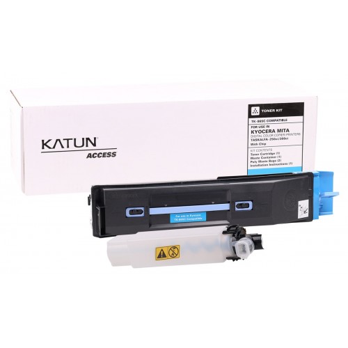 Kyocera Mita TK-865 Katun Muadil Mavi Toner