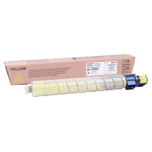 Ricoh MP-C 3003 Orjinal Sarı Toner (841818) Ricoh MP-C 3003 Orjinal Sarı Toner (841818)
