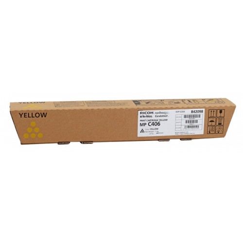 Ricoh MP-C 306 Orjinal Sarı Toner (842098)