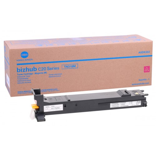 Konica Minolta TN-318 Orjinal Kırmızı Toner (A0DK353) Konica Minolta TN-318 Orjinal Kırmızı Toner (A0DK353)