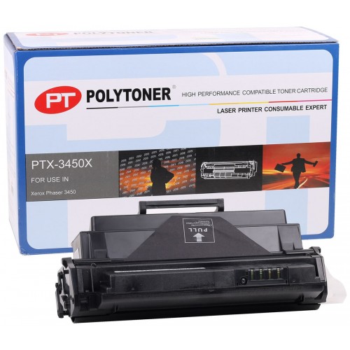 Xerox Phaser 3450X Polytoner Muadil Toner (106R00688) (10000 Sayfa)