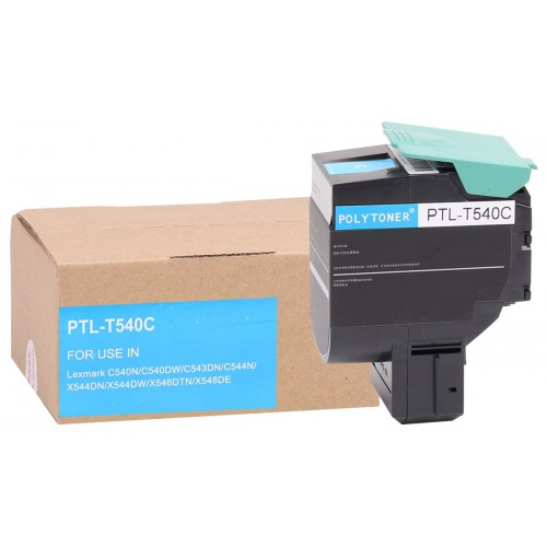 Lexmark C 540A1CG Polytoner Muadil Mavi Toner (1000Syf. )