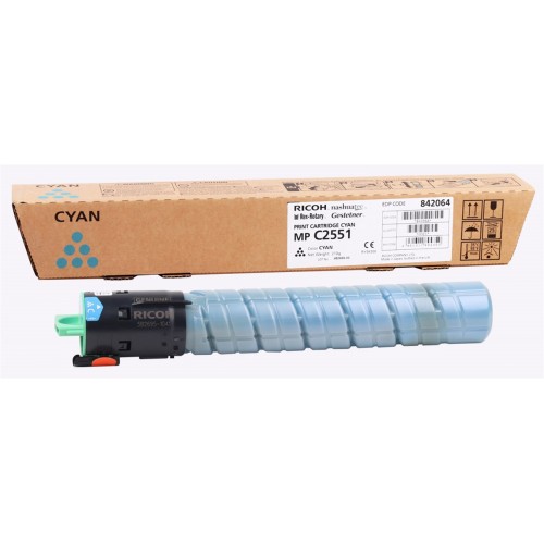 Ricoh MP-C 2051 Orjinal Mavi Toner (841505) Ricoh MP-C 2051 Orjinal Mavi Toner (841505)