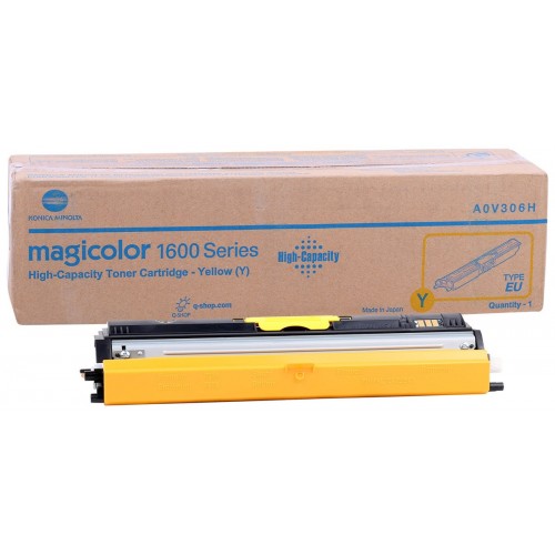 Konica Minolta 1600W Orjinal Sarı Toner (A0V306H) (2.500 Sayfa) Konica Minolta 1600W Orjinal Sarı Toner (A0V306H) (2.500 Sayfa)