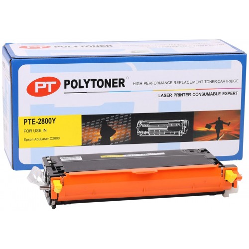 Epson C2800 Polytoner Muadil Sarı Toner (S051158) (6.000 Sayfa) Epson C2800 Polytoner Muadil Sarı Toner (S051158) (6.000 Sayfa)