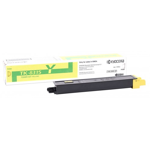 Kyocera Mita TK-8315 Orjinal Sarı Toner 