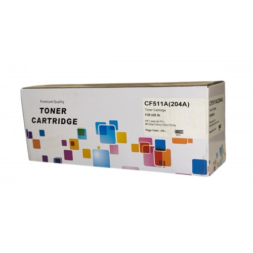HP CF511A (204A) Mavi Muadil Toner M154A,M180n,M181fw HP CF511A (204A) Mavi Muadil Toner M154A,M180n,M181fw