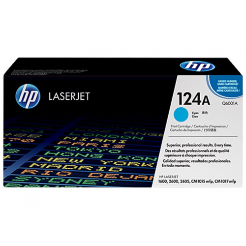 HP Q6001A (124A) Orjinal Mavi Toner