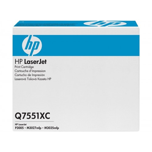 Hp Q7551XC (51XC) Orjinal Siyah Toner Hp Q7551XC (51XC) Orjinal Siyah Toner