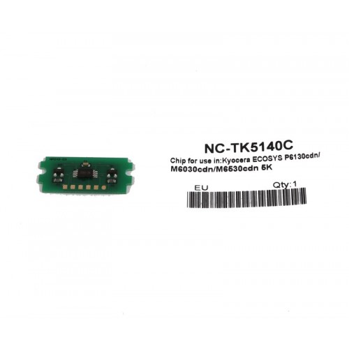 Kyocera Mita TK-5140 Mavi Toner Chip (1T02NRCNL0)