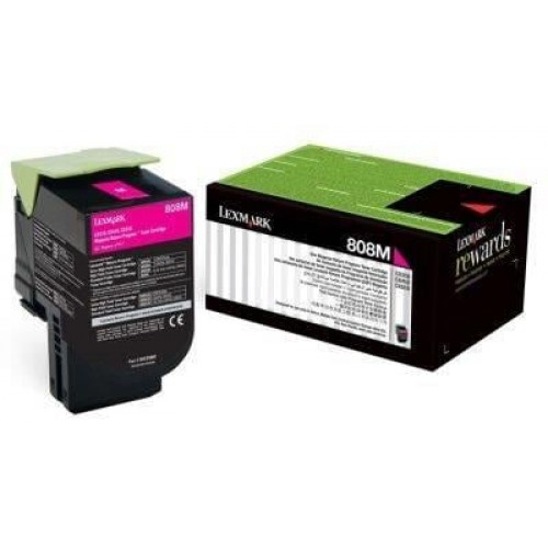 Lexmark CX310 CX410 Orijinal Kırmızı Toner 80C1SM0 Lexmark CX310 CX410 Orijinal Kırmızı Toner 80C1SM0