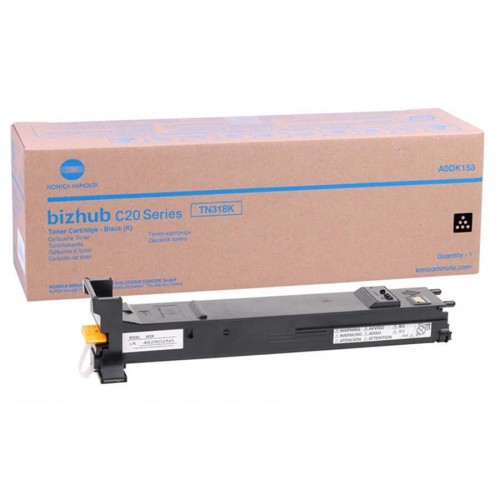 Minolta TN-318 Orjinal Siyah Toner Bizhub C-20 A0DK153 Minolta TN-318 Orjinal Siyah Toner Bizhub C-20 A0DK153