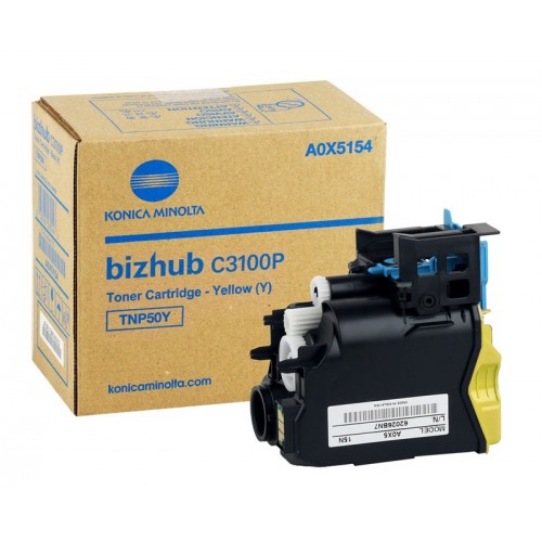 Konica Minolta TNP-50 Orjinal Sarı Toner (A0X5254) Konica Minolta TNP-50 Orjinal Sarı Toner (A0X5254)