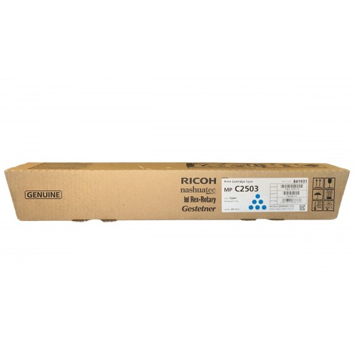 Ricoh MP-C 2003 Orjinal Mavi Toner MP-C 2503 2011 2004 2504 841931