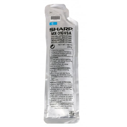 Sharp MX-31GVSA-C Orjinal Mavi Developer (Tek Developer) Sharp MX-31GVSA-C Orjinal Mavi Developer (Tek Developer)