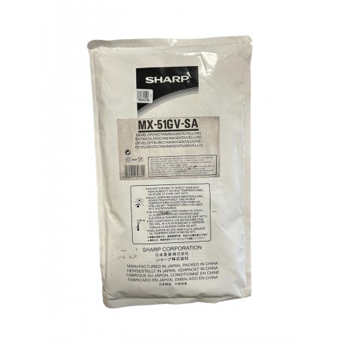 Sharp MX 51GVSA Orjinal Siyah Developer C,M,Y Kit MX-4111 MX-4141 MX-5110 MX5140