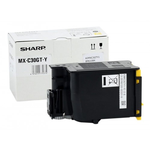 Sharp MX-C30GTYA Orjinal Sarı Toner Sharp MX-C30GTYA Orjinal Sarı Toner