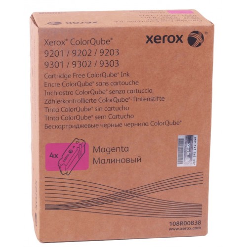 Xerox ColorQube 9301-9302-9303 Orjinal Kırmızı Toner (4'lü Paket) (108R00838)