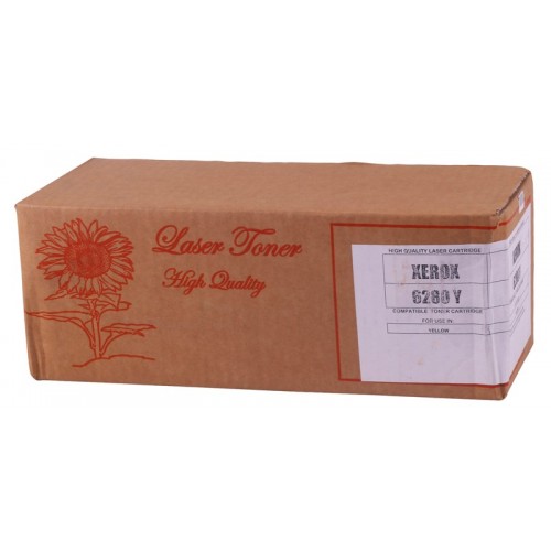 Xerox Phaser 6280 Smart Muadil Sarı Toner (106R01402) (5,9k)